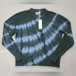 Urban Outfitters Sweater Womens XS Green Long Sleeve Tie Dye Pullover Hippie